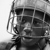 Kayak polo sur le lac saccharin pres du Rorota en Guyane Francaise (Remire Montjoly). Sport d'equipes avec ballon en Kayak. En exterieur. Terrain.