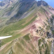 Club de planeur (vol a voile) de Vinon sur Verdon. Vue de la montagne, vol en montagne, vue aerienne.