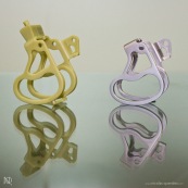 Process de moulage en cire perdue. Moulage acier. Piece de roller systeme de freinage diabolo. A Taiwan.