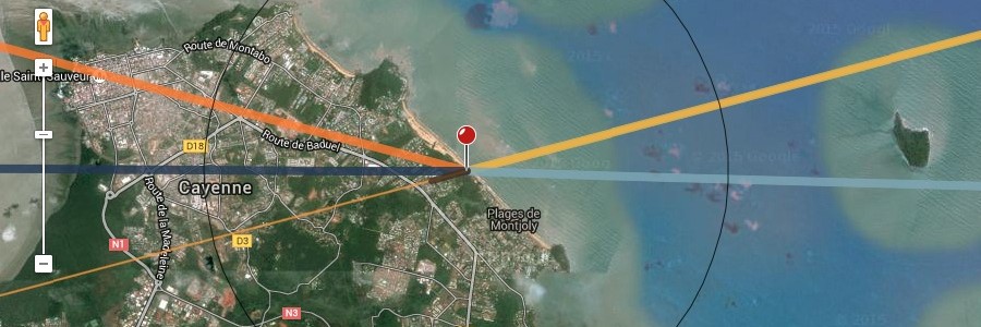 The Photographer&rsquo;s Ephemeris à Cayenne